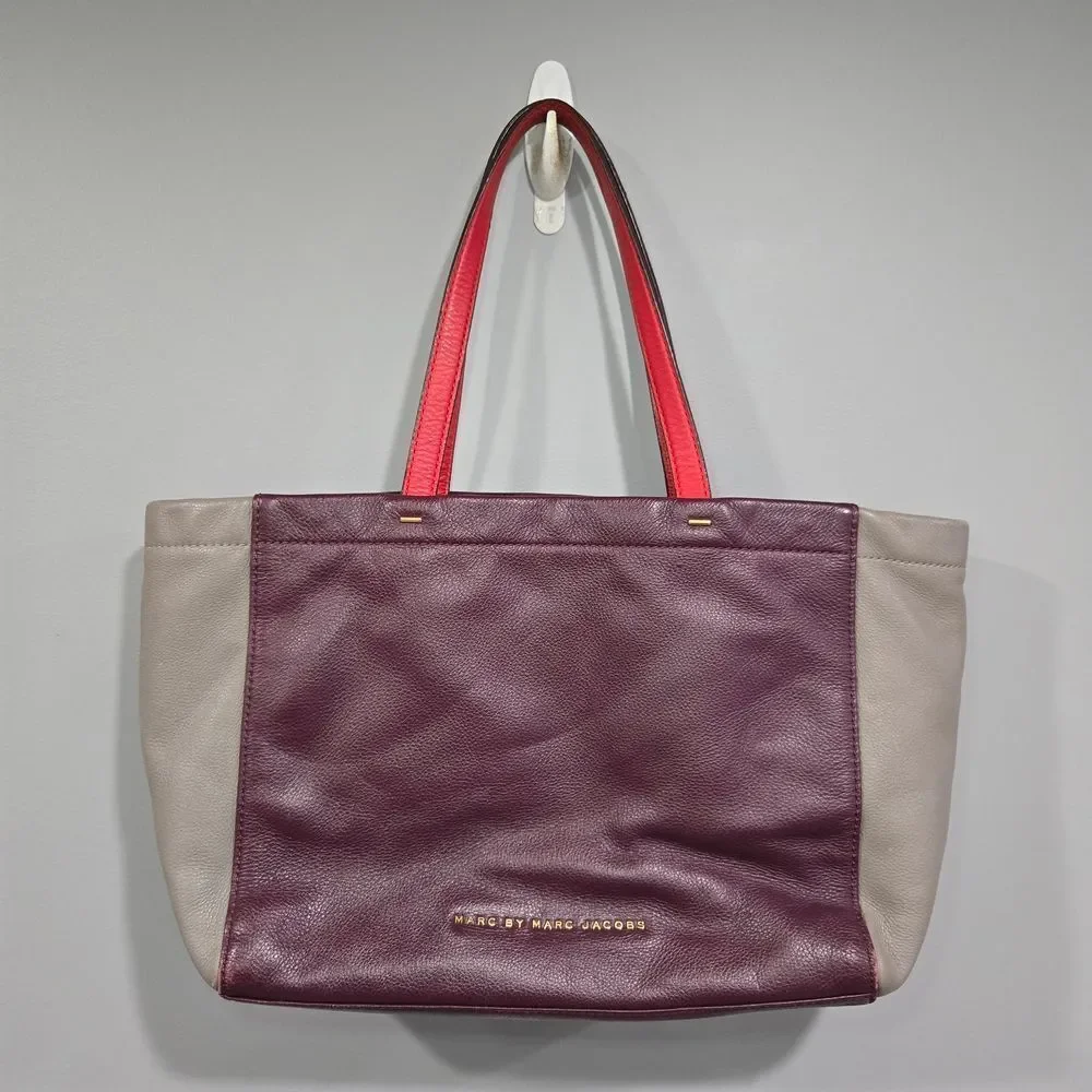 Marc by Marc Jacobs Burgundy and Red Tote